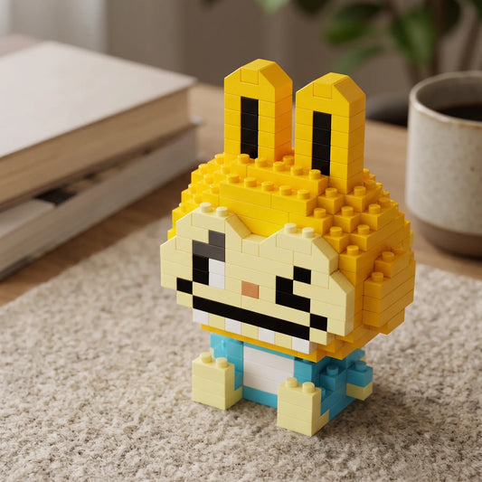 Yellow Bunny Mini Brick Figure Set