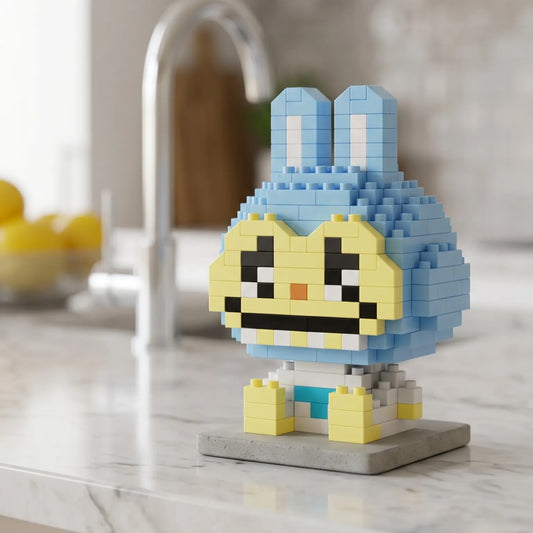 Blue Bunny Mini Brick Figure Set