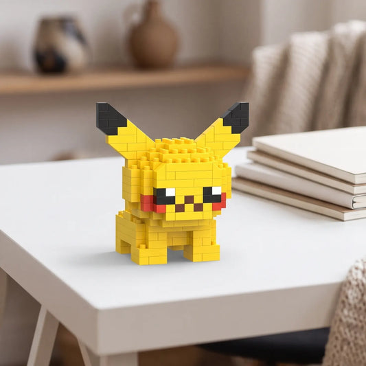 Pikachu Sitting Mini Brick Figure Set