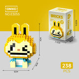 Yellow Bunny Mini Brick Figure Set
