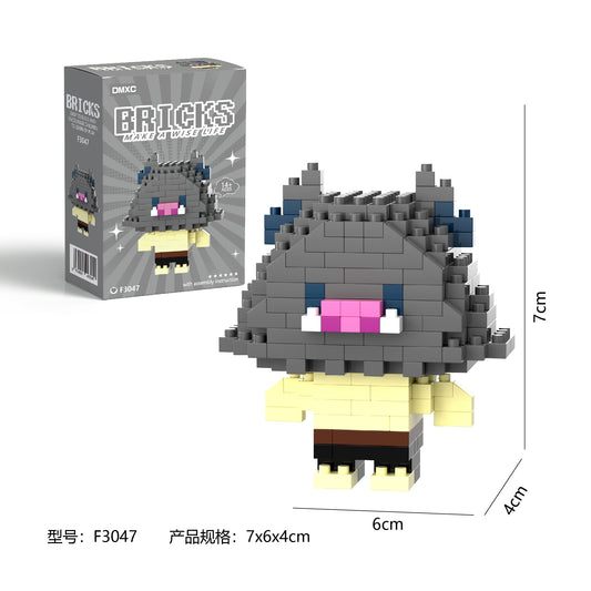 Inosuke Hashibira Mini Brick Figure Set