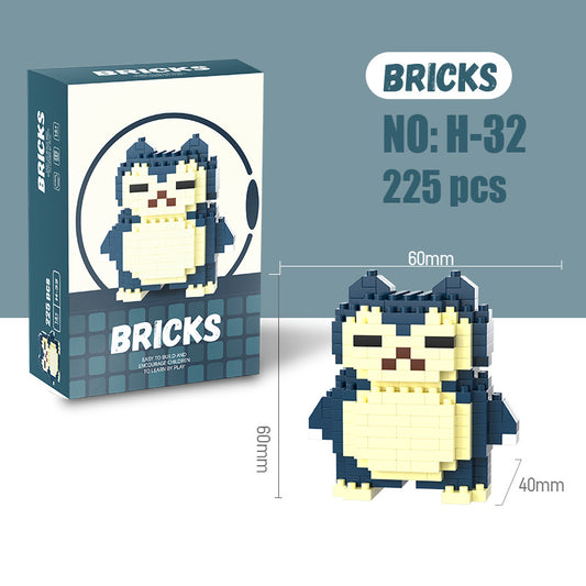 Snorlax Mini Brick Figure Set